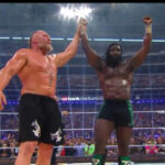 WWE star Oba Femi beats Brock Lesnar in first-ever Hell in a Cell match