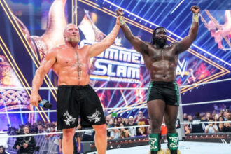 Oba Femi shows the future of WWE is here as he takes down Brock Lesnar in Hell in a Cell match at SummerSlam