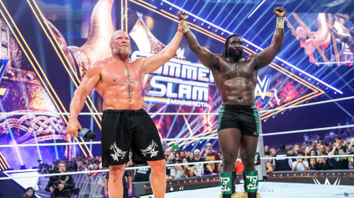 Oba Femi shows the future of WWE is here as he takes down Brock Lesnar in Hell in a Cell match at SummerSlam