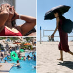 ‘Heat dome’ prompts stay-inside warnings and wildfire risks in Western US