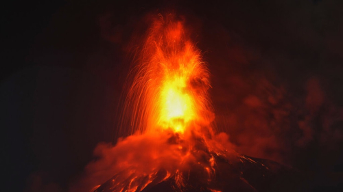 Highly Active Volcano in Guatemala Erupts Again