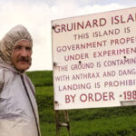 During WWII, England poisoned sheep with anthrax on an idyllic Scottish island