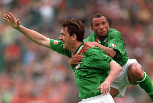 “If my name had been O’Malley, no-one would have questioned me playing for Ireland” Tony Cascarino hits back at tabloid scandal that became pub folklore