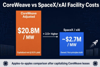 Coreweave Leasing AI Data Center Facilities
