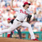 Phillies’ Aaron Nola exits against Blue Jays after taking liner to ankle
