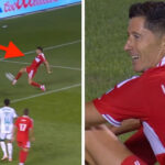 W końcu trafił, ale co zrobił 10 minut wcześniej? Fatalne pudło Lewandowskiego