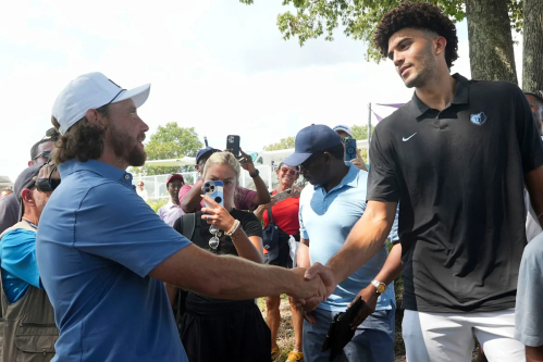 NBA rookie finding basketball lessons at FedEx St. Jude Championship
