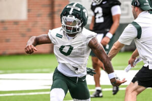 Michigan State RB Cam Edwards talks goals for 2026 season