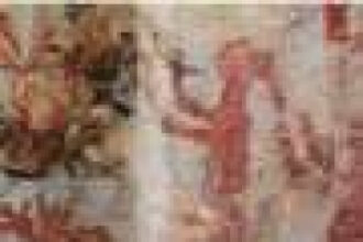 Human blood may have helped preserve ancient Chinese rock art for 2,000 years