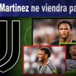 Mercato Juve : Martinez ne viendra pas