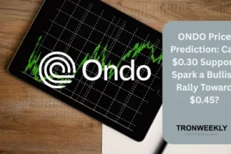 ONDO Price Prediction: Can $0.30 Support Spark a Bullish Rally Toward $0.45?