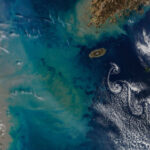 Giant underwater plume blasts into swirling cloud ‘street’ in the East China Sea — Earth from space