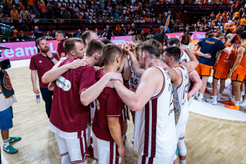Savainojumu un atteikumu nomocītā Latvijas basketbola izlase aizvadīs pārbaudes spēli
