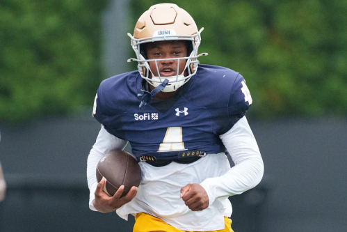 Notre Dame freshmen continue to flash, as WR scores over senior