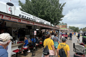 At the Iowa State Fair, pork chops mix with presidential politics. Will that change?