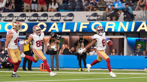 Cowing returns punt for TD to spark 49ers in pre-season win over Chargers