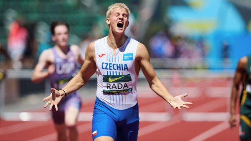 Mladík Rada poprvé mezi hvězdami. Zaběhl druhý nejlepší čas kariéry