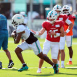 Highlights from Miami Dolphins joint practice with New York Giants