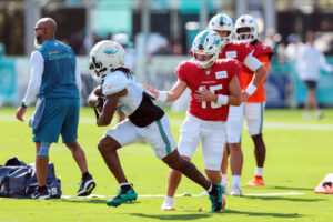 Highlights from Miami Dolphins joint practice with New York Giants
