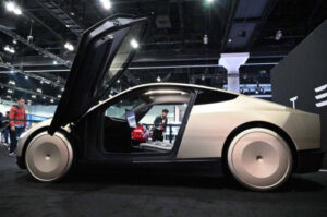 Tesla’s stock jumps as the company gets cleared for a Las Vegas robotaxi launch