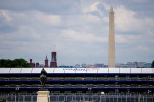 A camera on the Washington Monument?!? . going all-out for IndyCar Freedom 250