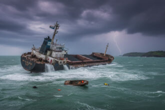 Panama-flagged bulk carrier sinks in Bay of Bengal off Odisha; 24 crew onboard, 2 rescued