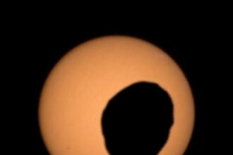 NASA’s Perseverance Rover Spots Phobos Crossing the Sun