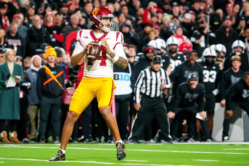 USC OL Tobias Raymond shares praise for Jayden Maiava’s leadership