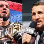 Islam Makhachev, Merab Dvalishvili trade barbs over hoisting Russian flag at UFC 330