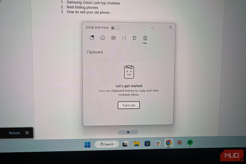 Your Windows clipboard can remember 25 items — and it changes how you work