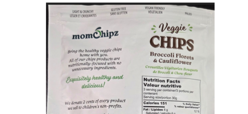 Canadian company recalls veggie chips in U.S. because of undeclared wheat