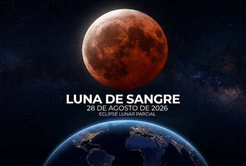 Luna de Sangre del 28 de agosto de 2026: qué es, a qué hora inicia y dónde ver el eclipse lunar parcial