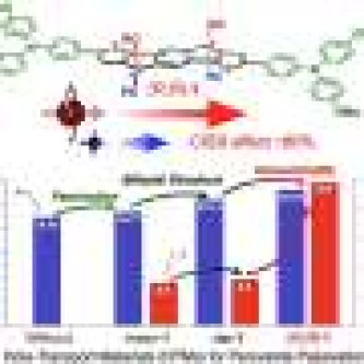 Mirror-image molecules steer electron spins and lift perovskite solar cell efficiency