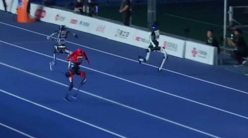 Chinese Robot Breaks Usain Bolt’s 100m World Record Time — Then Smashes Into A Wall