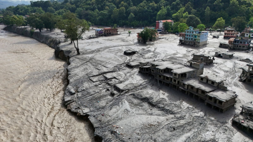 Nepal-China flood crisis: Water dam on Tibet side bursts again, says police