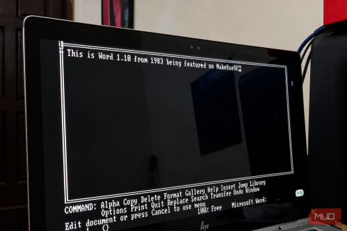Microsoft Word is older than Windows — and Unix got it first
