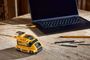 This DeWalt adapter turns every 20V battery you own into a 100W power bank