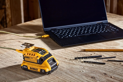 This DeWalt adapter turns every 20V battery you own into a 100W power bank