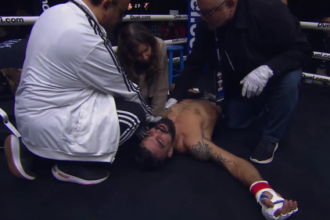 Watch Mike Perry dislocate shoulder, take pounding from Danis’ replacement