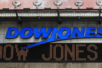 Dow Jones falls 370 points on Monday