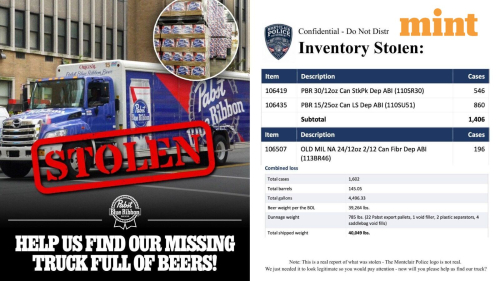 40,000 pounds of beer vanishes in US: Company offers reward to solve mystery, internet reacts