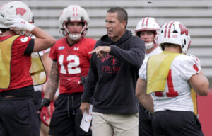 Wisconsin head coach Luke Fickell praises his protege Marcus Freeman