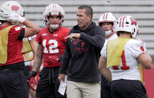 Wisconsin head coach Luke Fickell praises his protege Marcus Freeman