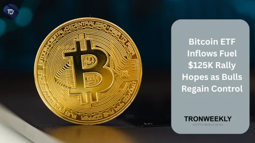 Bitcoin ETF Inflows Fuel $125K Rally Hopes as Bulls Regain Control