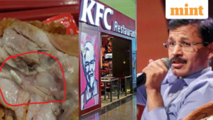 KFC customer claims insect in fried chicken, flags it to IAS Tukaram Mundhe; restaurant apologises