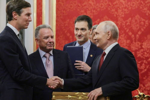 Putin meets with US envoy at Kremlin for new Ukraine peace talks
