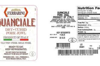 Ready-to-eat pork jowls recalled because of Listeria contamination