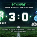 Два гола на Виктор Терзов при класически успех на Хебър U17