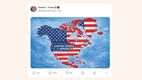 Iceland summons US ambassador over Trump’s Stars and Stripes map