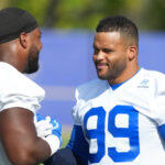 Aaron Donald felt ‘rusty’ in practice but Kobie Turner was still impressed